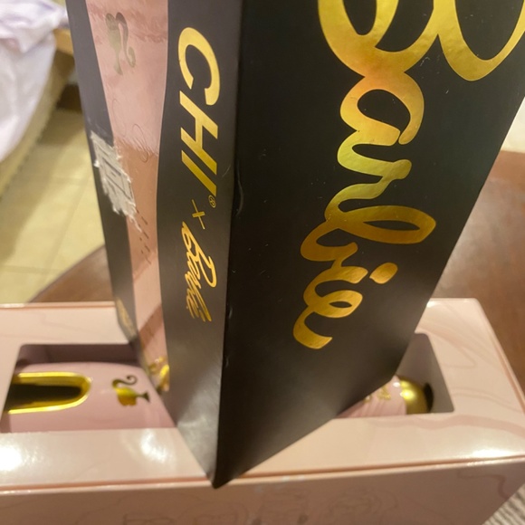 Chi Authentic Limited Ed Pink Barbie Hair Curler Ceramic Rotating Curling FullSz - Picture 12 of 13